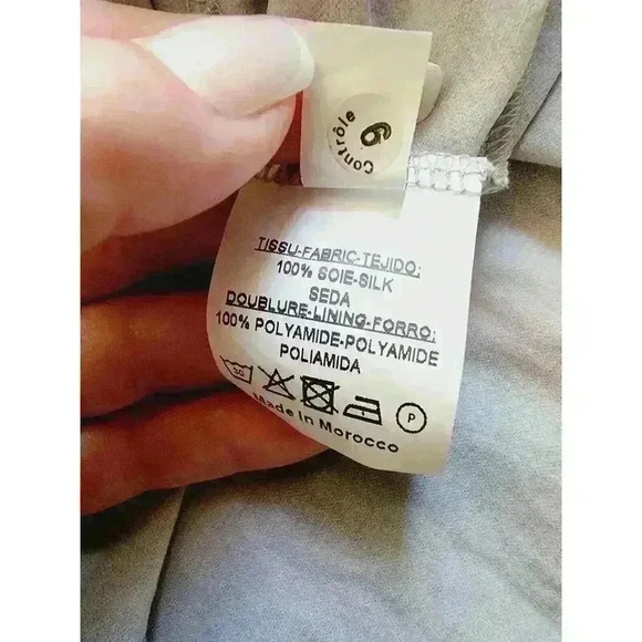 New Garella Elisa Floral Silk Dress Cochella Whimsy Fairy Woman's Size 4 - Picture 11 of 14